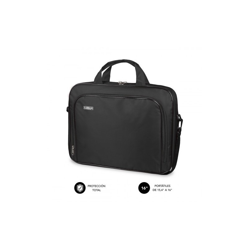 SUBBLIM Maletín Ordenador Oxford Laptop Bag 15,4-16″ Black