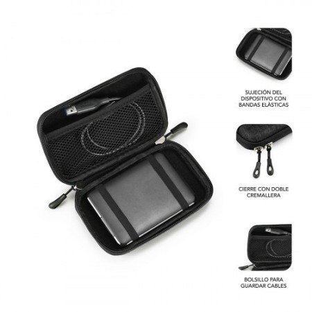 SUBBLIM Funda Disco Duro HDD Business Case 2,5″ Black