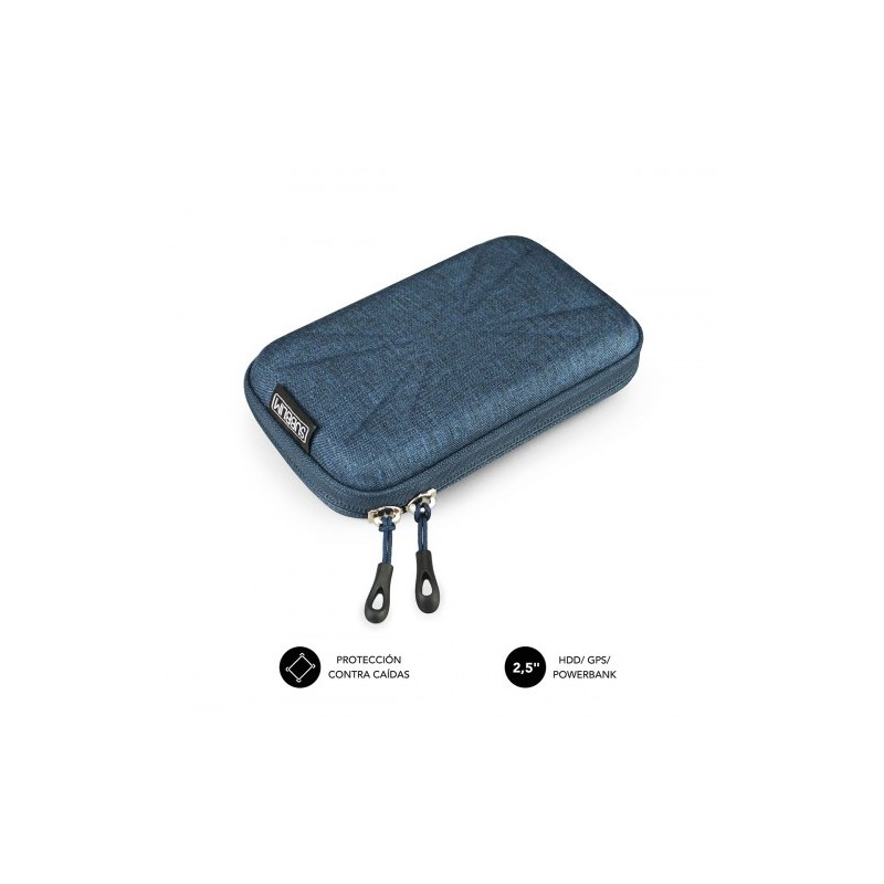 SUBBLIM Funda Disco Duro HDD Business Case 2,5″ Dark Blue