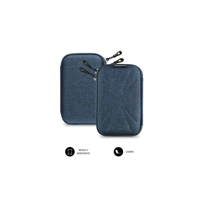 SUBBLIM Funda Disco Duro HDD Business Case 2,5″ Dark Blue