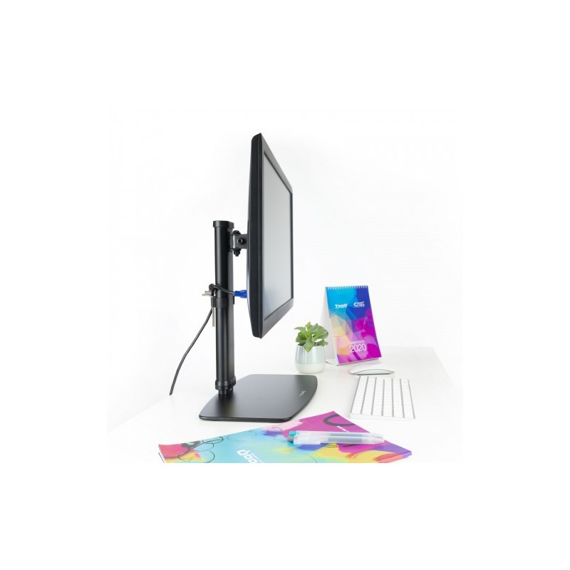 TooQ DB1127TN-B soporte para monitor 68,6 cm (27″) Independiente Negro