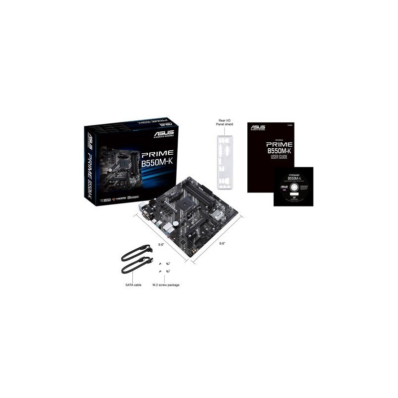 ASUS PRIME B550M-K AMD B550 Zócalo AM4 micro ATX