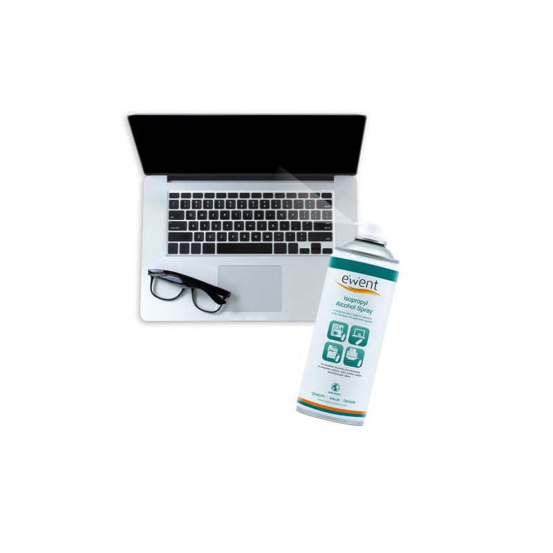 Ewent EW5611 kit de limpieza para computadora Espray para limpieza de equipos Universal 400 ml