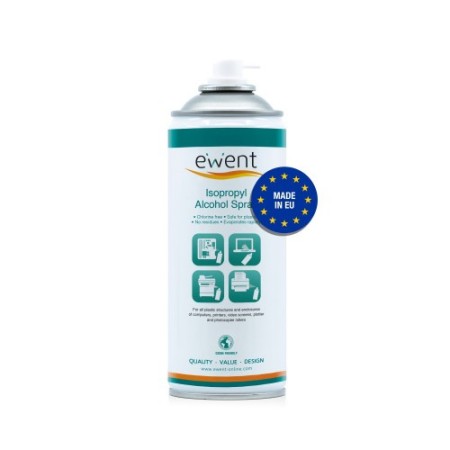 Ewent EW5611 kit de limpieza para computadora Espray para limpieza de equipos Universal 400 ml