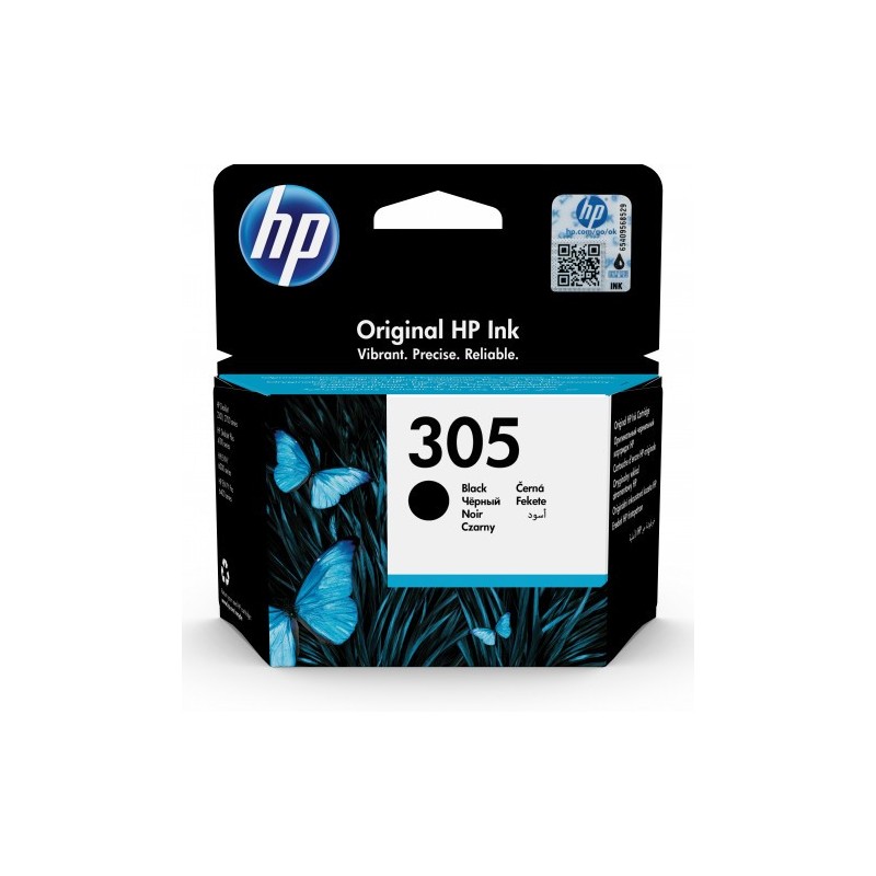 CARTUCHO DE TINTA HP Nº 305 NEGRO (3YM61AE)