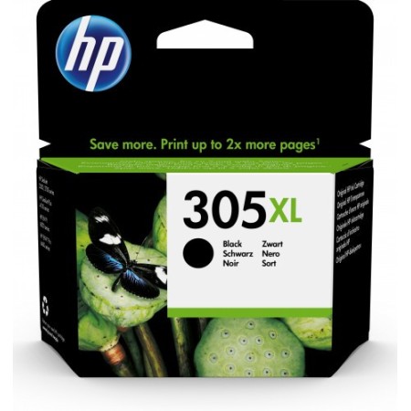 CARTUCHO DE TINTA HP Nº 305XL NEGRO ALTA CAPACIDAD (3YM62AE)
