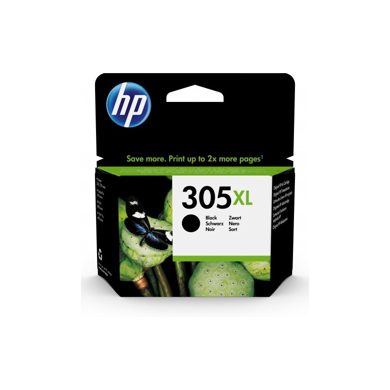 CARTUCHO DE TINTA HP Nº 305XL NEGRO ALTA CAPACIDAD (3YM62AE)