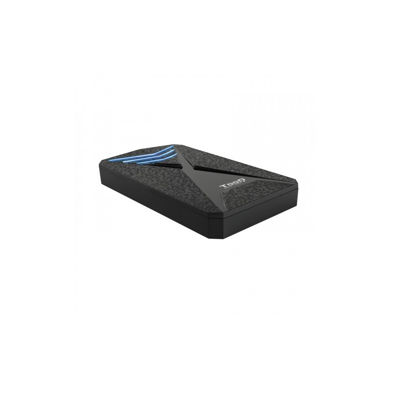 TooQ TQE-2550BL caja para disco duro externo 2.5″ Carcasa de disco duro/SSD Negro