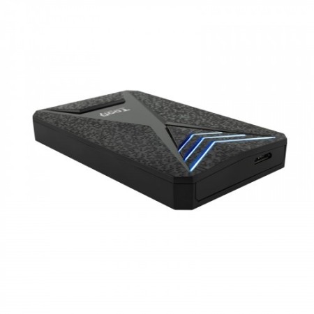 TooQ TQE-2550BL caja para disco duro externo 2.5″ Carcasa de disco duro/SSD Negro