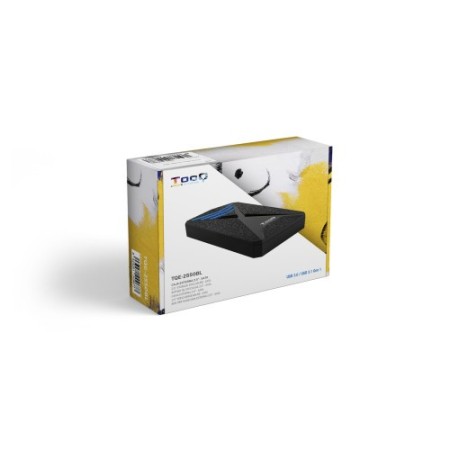TooQ TQE-2550BL caja para disco duro externo 2.5″ Carcasa de disco duro/SSD Negro