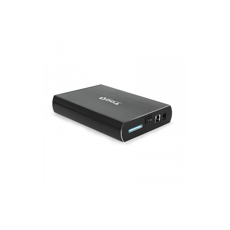 TooQ TQE-3531B caja para disco duro externo 3.5″ Caja de disco duro (HDD) Negro