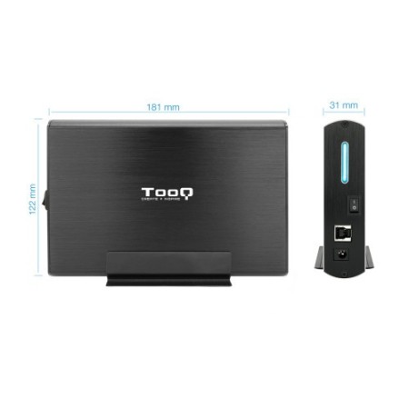 TooQ TQE-3531B caja para disco duro externo 3.5″ Caja de disco duro (HDD) Negro