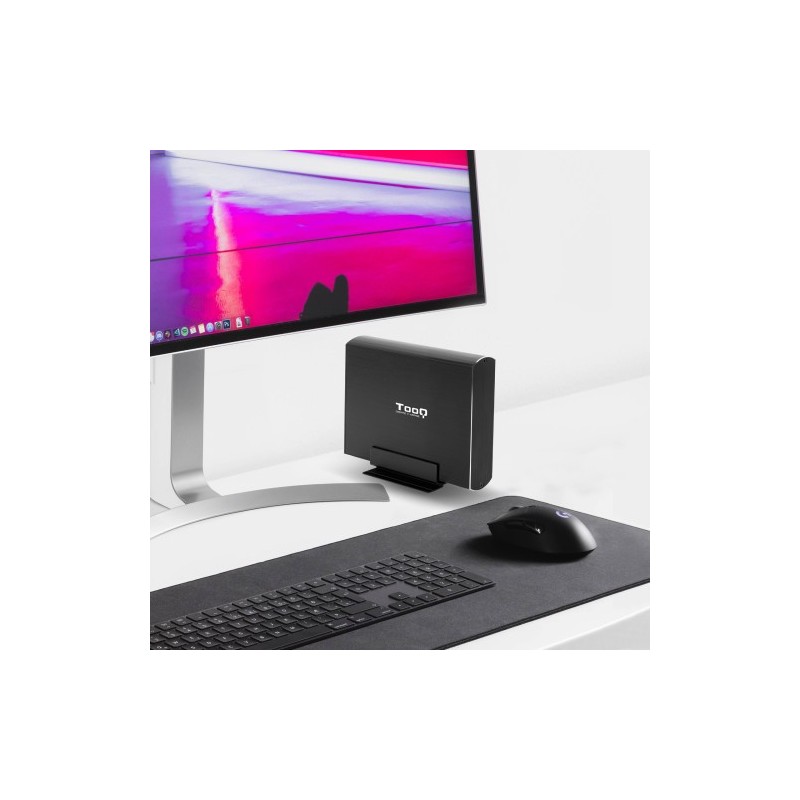 TooQ TQE-3531B caja para disco duro externo 3.5″ Caja de disco duro (HDD) Negro