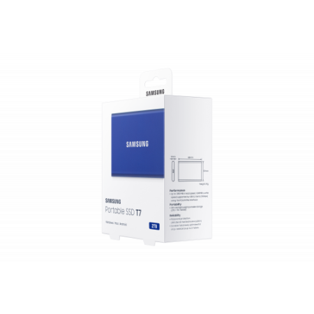 Samsung Portable SSD T7 2000 GB Azul