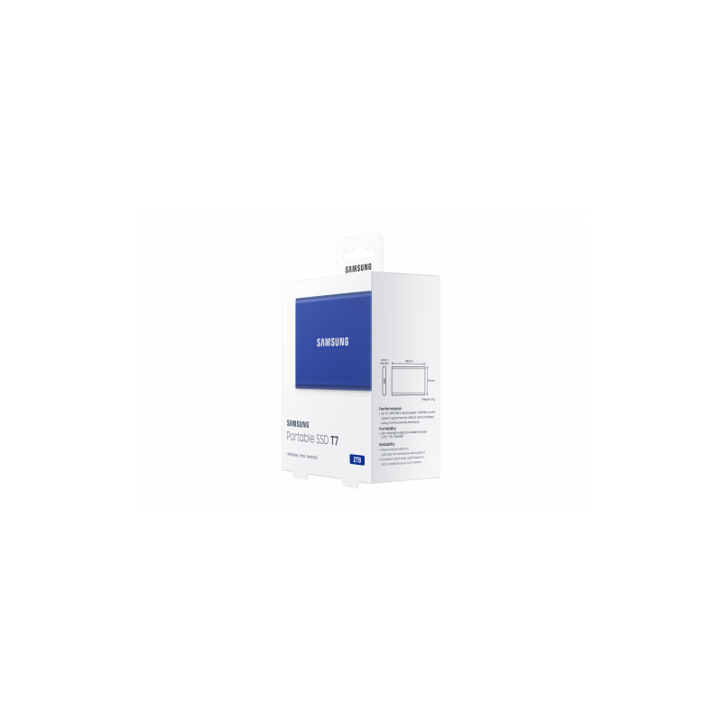 Samsung Portable SSD T7 2000 GB Azul