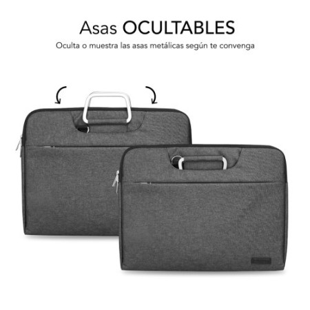 SUBBLIM Funda Ordenador Business Laptop Sleeve 15,6″ Grey