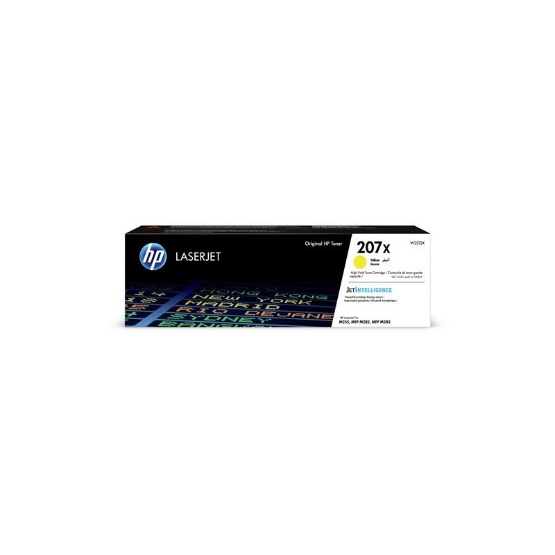 HP TONER 207X AMARILLO LASERJET M255/M282 (W2212X)