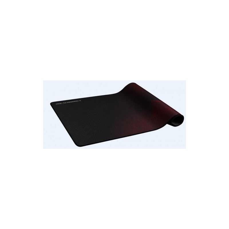 ASUS ROG Strix Scabbard II Alfombrilla de ratón para juegos Negro, Rojo