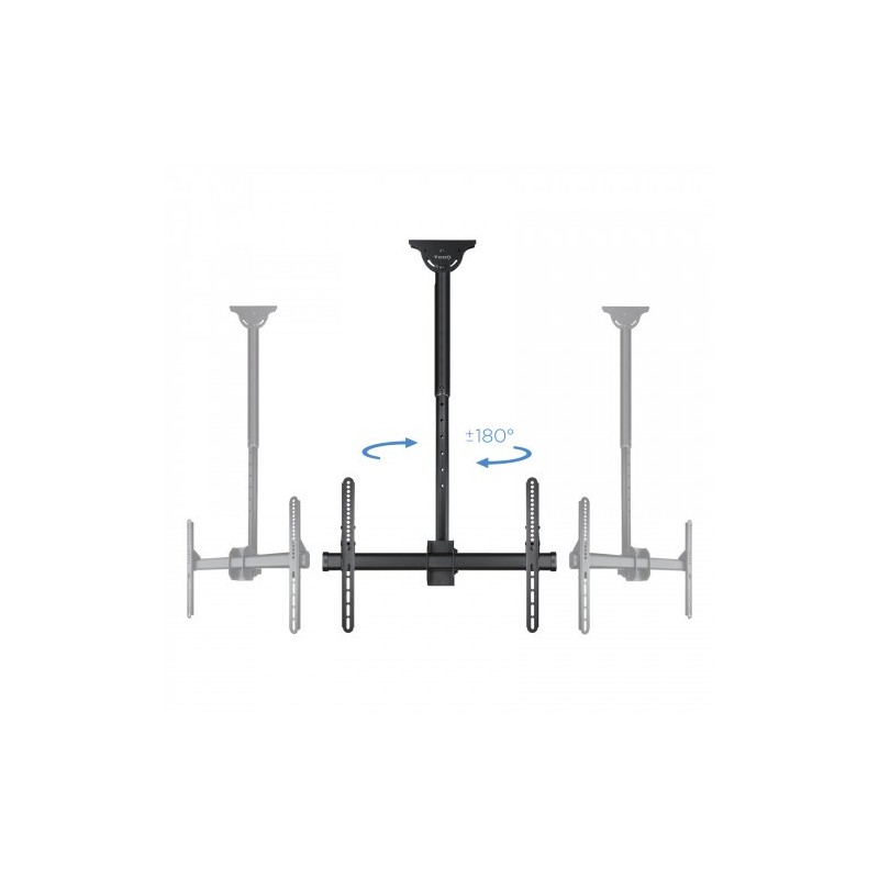 TooQ LPCE1170TSLI-B signage display mount 177,8 cm (70″) Negro