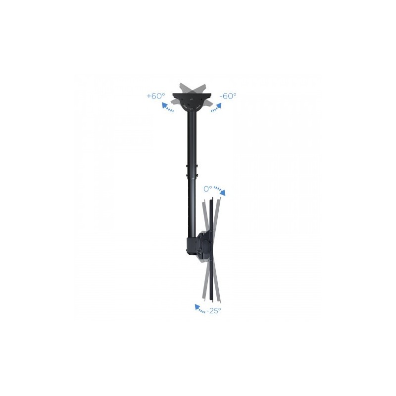 TooQ LPCE1170TSLI-B signage display mount 177,8 cm (70″) Negro