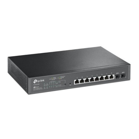 TP-LINK TL-SG2210MP switch Gigabit Ethernet (10/100/1000) Negro Energía sobre Ethernet (PoE)