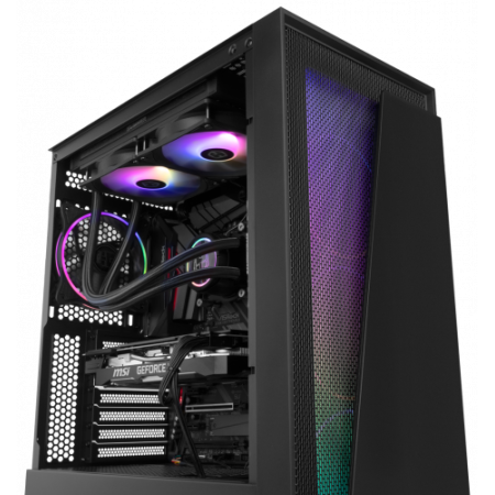 NOX CAJA ATX HUMMER BLASTER. SEMITORRE. NEGRO