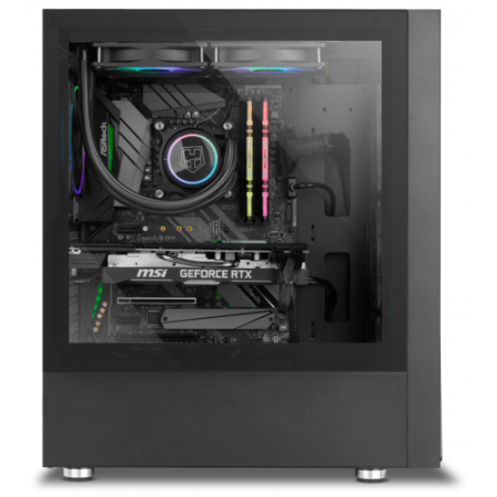 NOX CAJA ATX HUMMER BLASTER. SEMITORRE. NEGRO