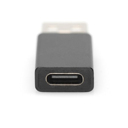 Ewent EW9650 cable gender changer USB Type-A USB Tipo C Negro