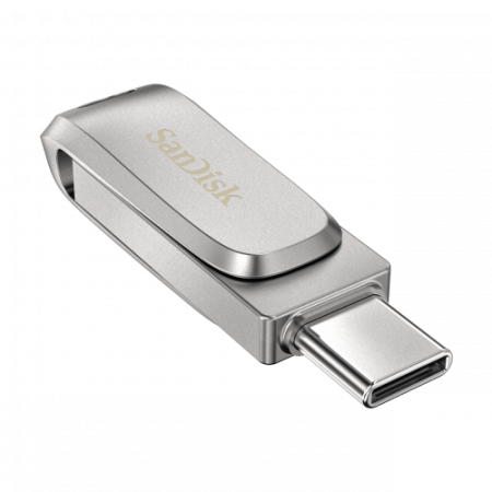 Sandisk Ultra Dual Drive Luxe unidad flash USB 128 GB USB Type-A / USB Type-C 3.2 Gen 1 (3.1 Gen 1) Acero inoxidable