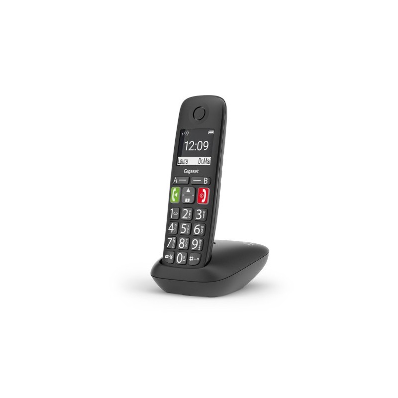 Gigaset S30852-H2901-D201 teléfono Teléfono DECT/analógico Identificador de llamadas Negro
