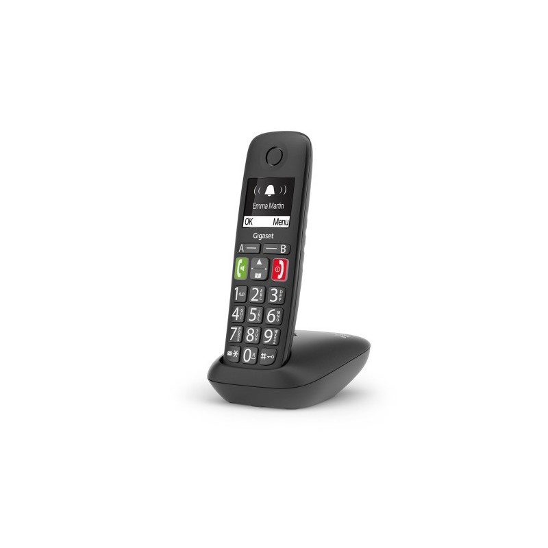 Gigaset S30852-H2901-D201 teléfono Teléfono DECT/analógico Identificador de llamadas Negro
