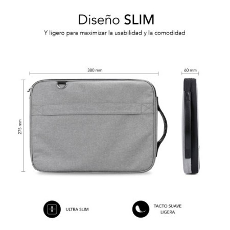 FUNDA ORDENADOR ADVANCE LAPTOP SLEEVE 13,3-14″ GREY