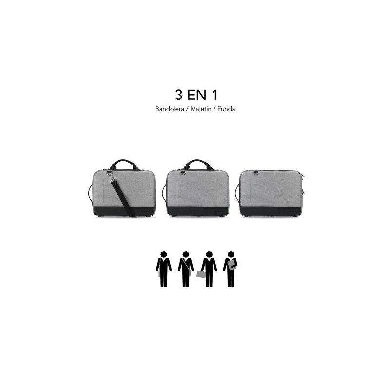 FUNDA ORDENADOR ADVANCE LAPTOP SLEEVE 13,3-14″ GREY