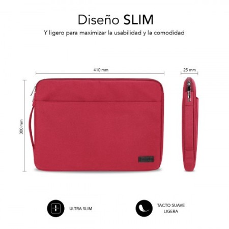 SUBBLIM URBAN LAPTOP SLEEVE 15,6″ RED