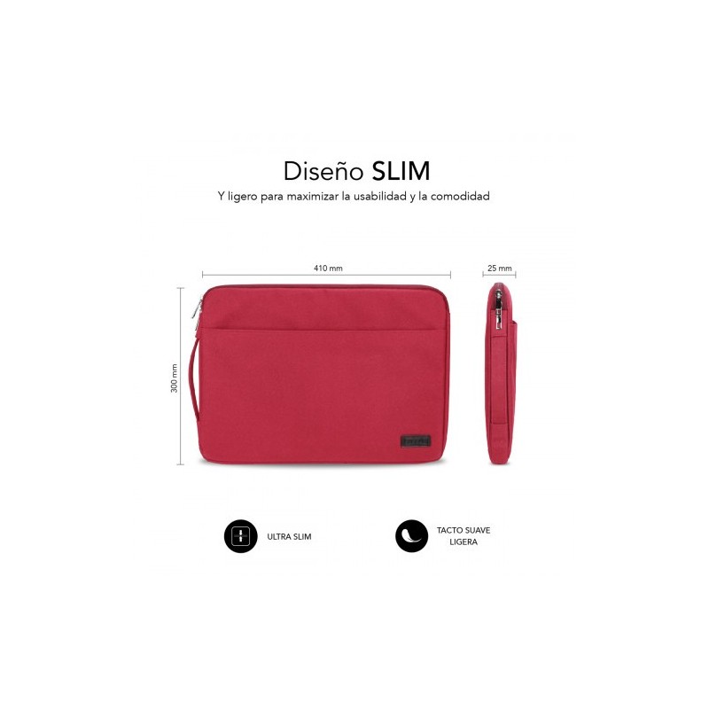 SUBBLIM URBAN LAPTOP SLEEVE 15,6″ RED
