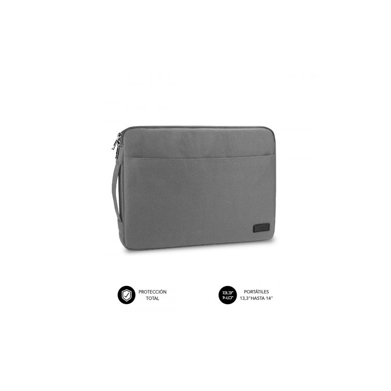 SUBBLIM Funda Ordenador Urban Laptop Sleeve 13,3-14″ Grey