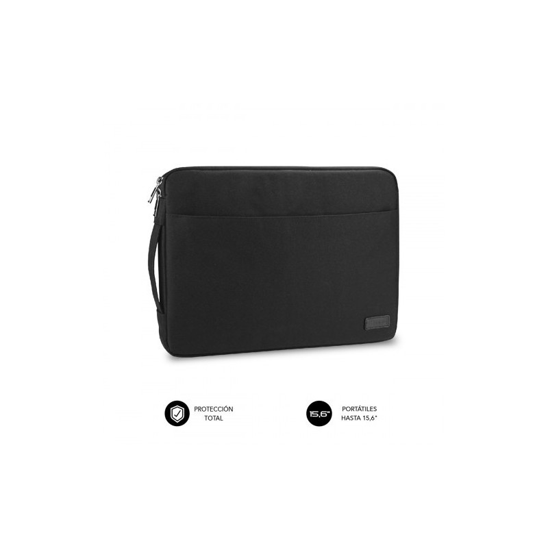 SUBBLIM Funda Ordenador Urban Laptop Sleeve 15,6″ Black