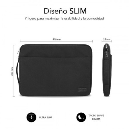 SUBBLIM Funda Ordenador Urban Laptop Sleeve 15,6″ Black