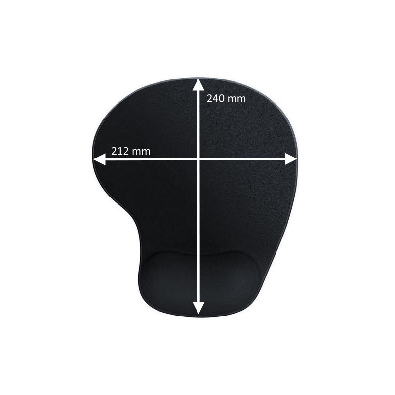 Ewent EW3181 alfombrilla para ratón Negro