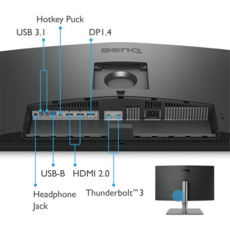 Benq PD2725U 68,6 cm (27″) 3840 x 2160 Pixeles 4K Ultra HD LED Negro