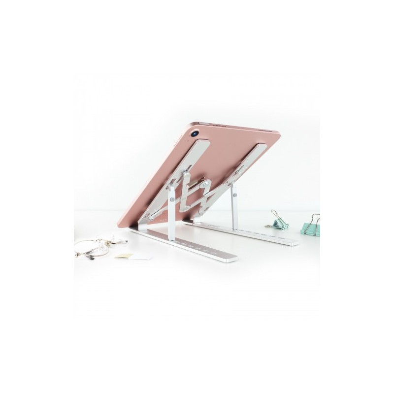 TooQ TQLRS0033-AL soporte para ordenador portátil 38,1 cm (15″) Plata