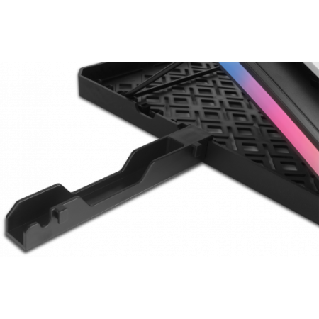 KROM BASE REFRIGERACION PORTATIL HASTA 19″. SOPORTE SMARTPHONE. HUB 2 X USB. RGB (NXKROMKOOLER)