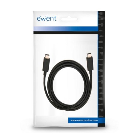 Ewent EC1045 cable USB 1 m USB 3.2 Gen 2 (3.1 Gen 2) USB C Negro