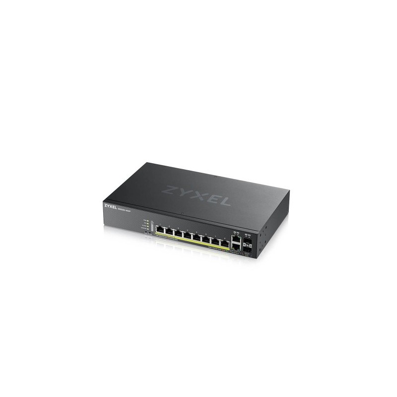 Zyxel GS2220-10HP-EU0101F switch Gestionado L2 Gigabit Ethernet (10/100/1000) Energía sobre Ethernet (PoE) Negro