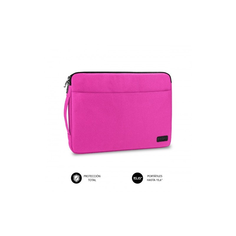 SUBBLIM Funda Ordenador Urban Laptop Sleeve 15,6″ Pink