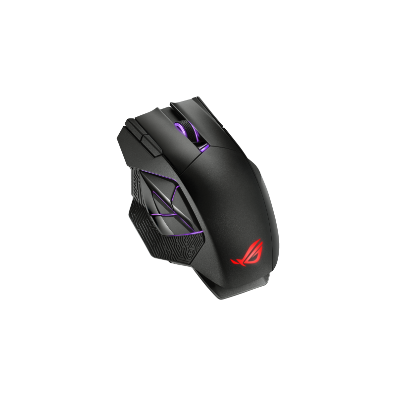 ASUS ROG Spatha X ratón mano derecha RF Wireless+USB Type-A Óptico 19000 DPI