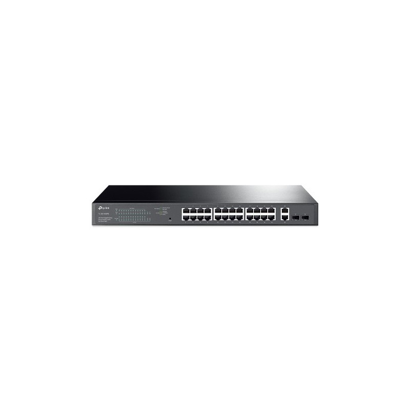 TP-LINK TL-SG1428PE switch Gestionado Gigabit Ethernet (10/100/1000) Energía sobre Ethernet (PoE) 1U Negro