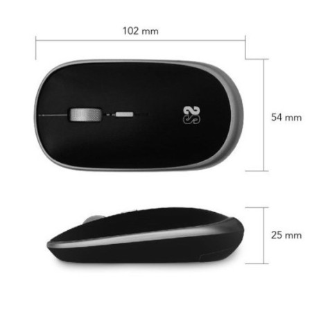 SUBBLIM Ratón Inalámbrico Mini Wireless Mini Mouse Space Grey