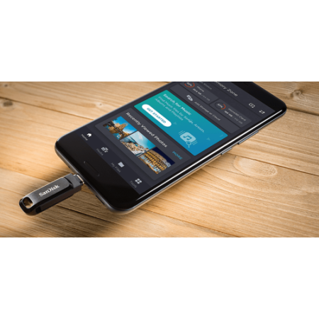 SanDisk Ultra Dual Drive Go unidad flash USB 32 GB USB Type-A / USB Type-C 3.2 Gen 1 (3.1 Gen 1) Negro