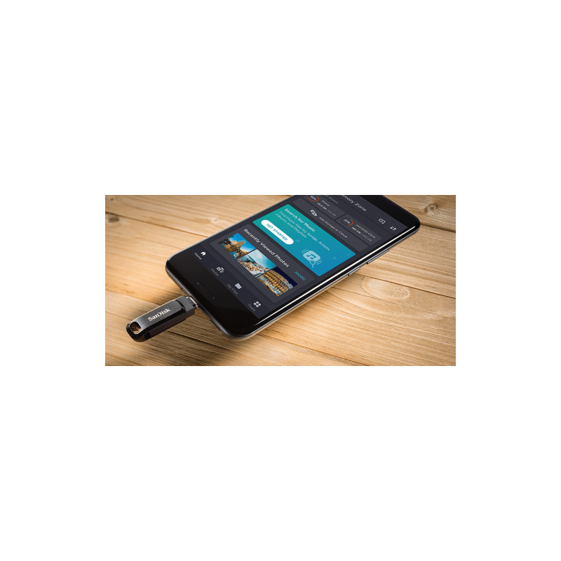 SanDisk Ultra Dual Drive Go unidad flash USB 32 GB USB Type-A / USB Type-C 3.2 Gen 1 (3.1 Gen 1) Negro